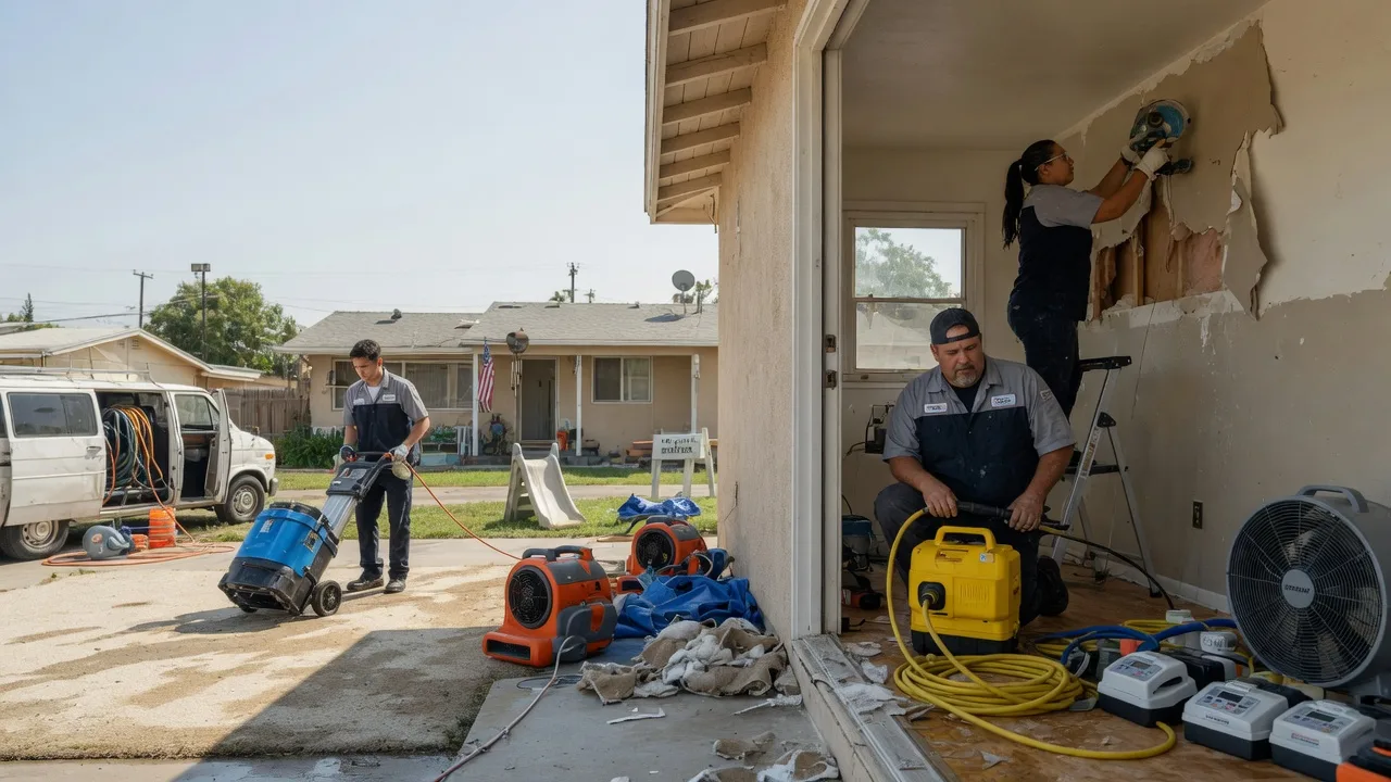 Water Damage Restoration in Salida, CA near me